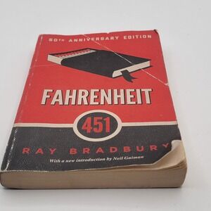 Ray Bradbury Fahrenheit 451 Paperback 60th Anniversary Edition Neil Gaiman Fair